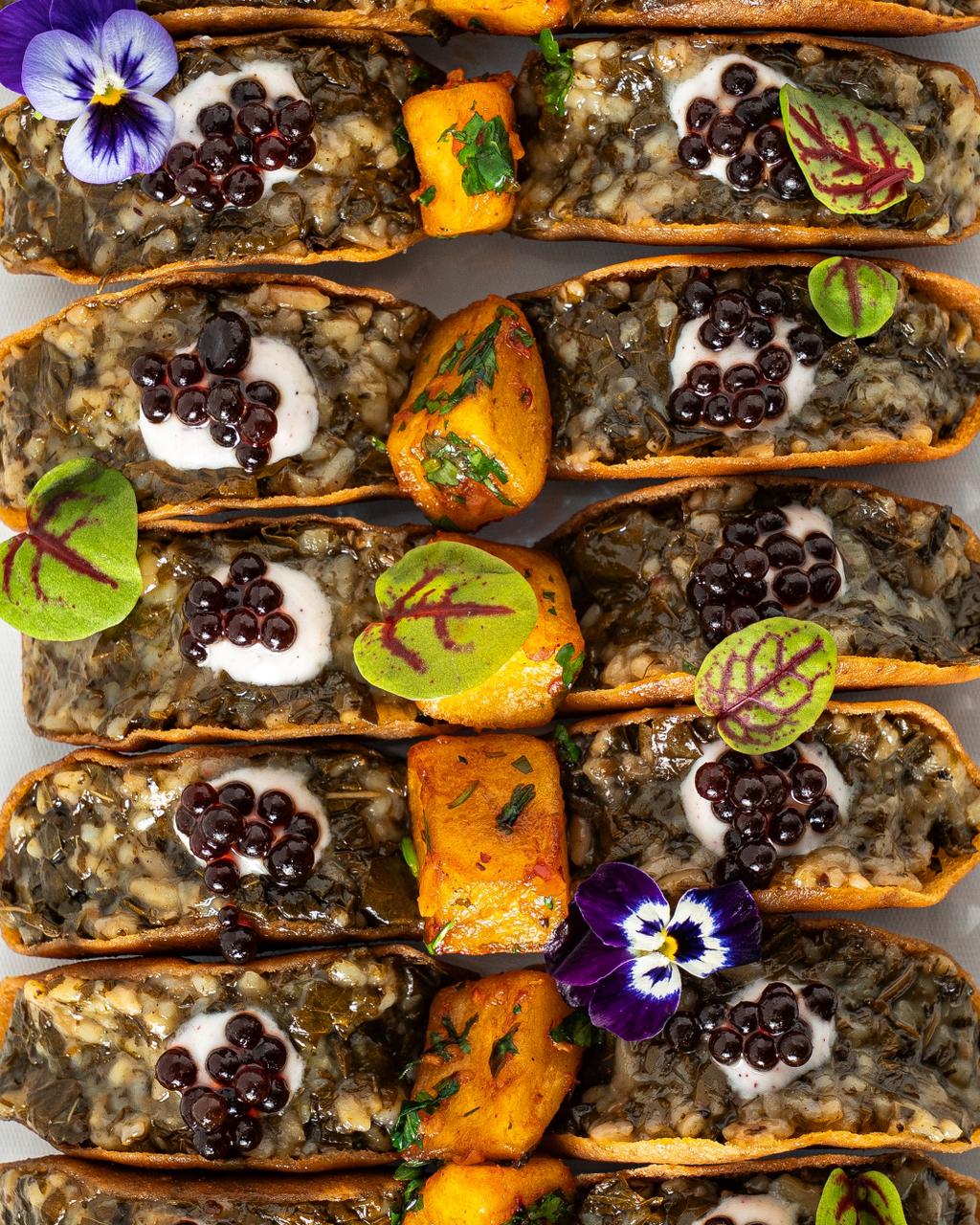 Waraq Enab Taco Gathering treats